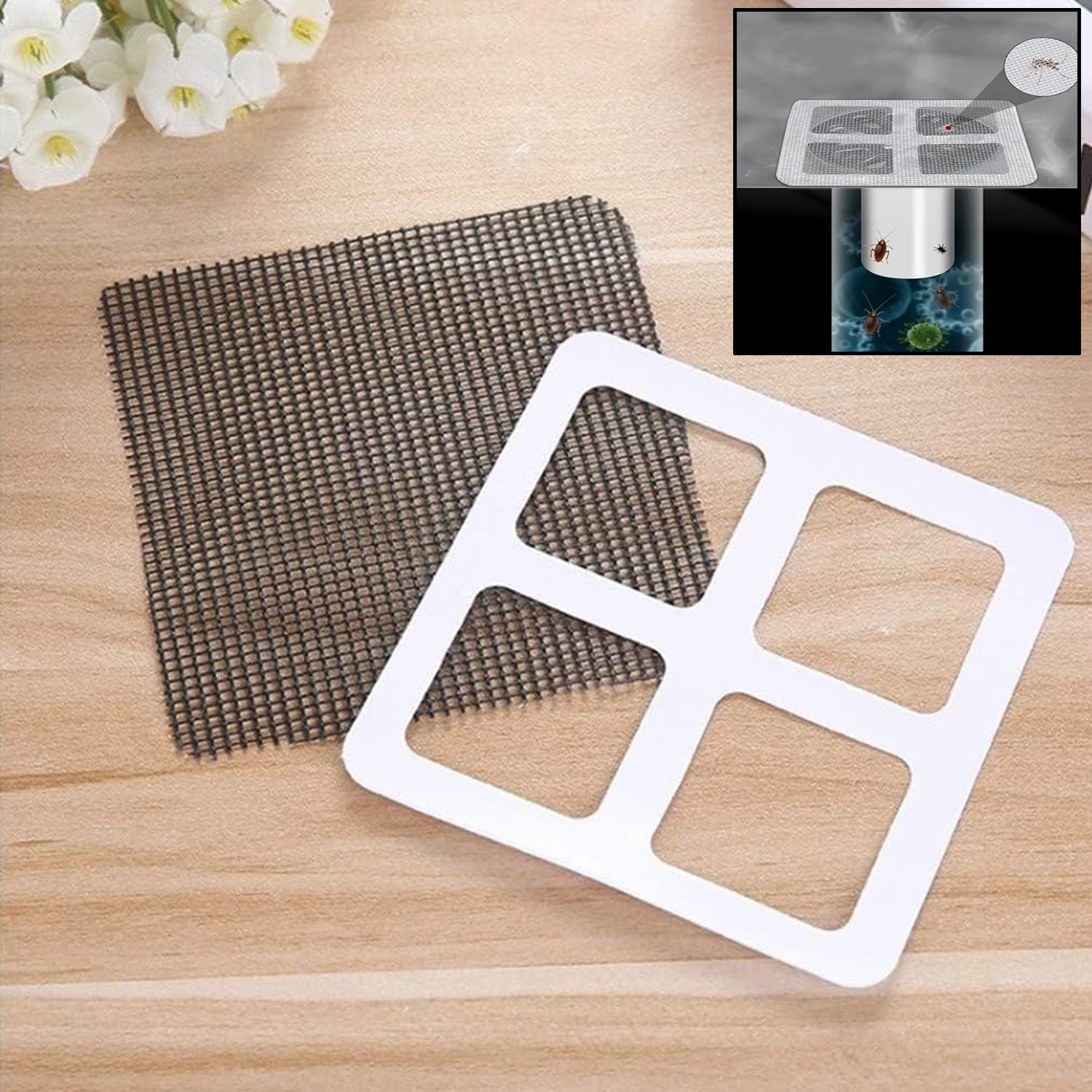 Window Screen Repair Tape (1 Pc / 4 × 4 Inch) Window Screen Repair Tape (1 Pc / 4 × 4 Inch)